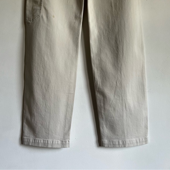 NWT Madewell Balloon Pant in Form Grey Khaki Cream Size 24 Barrel Leg $138 NW467 - Picture 9 of 15